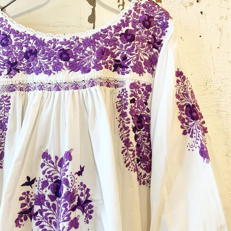 Mexican embroidery dress（USED）