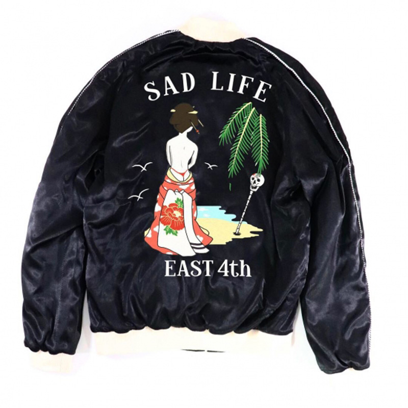 “SAD LIFE” Souvenir Jacket (O.C CREW)
