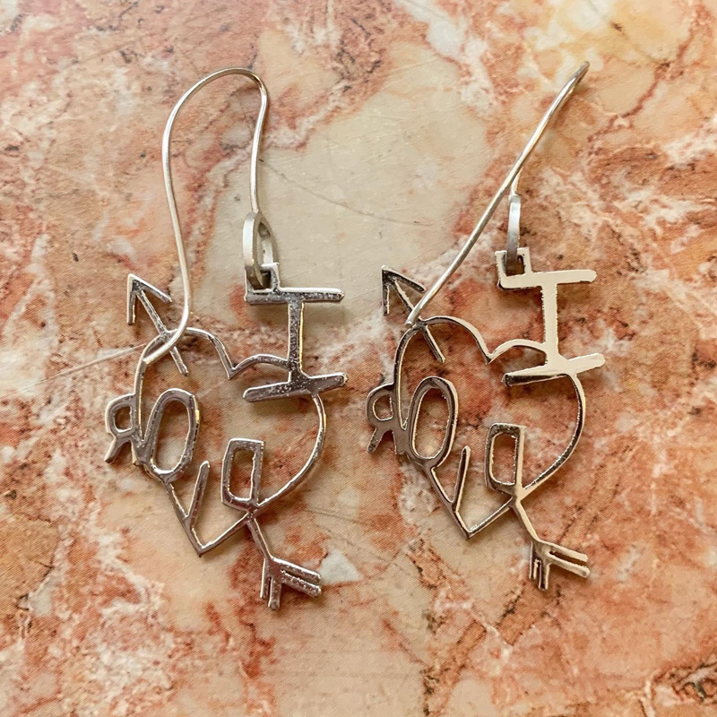 ハートピアス（Dior）