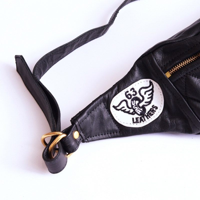 63Leathers original Leather Pouch V type（63Leathers）