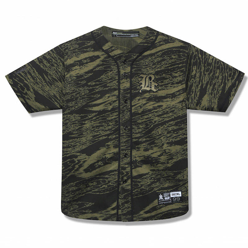 GHOSTLION CAMO BASEBALL SHIRT（Back Channel）