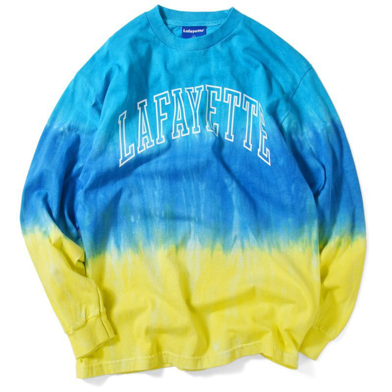 ARCH LOGO TIE DYED L/S TEE（LAFAYETTE）