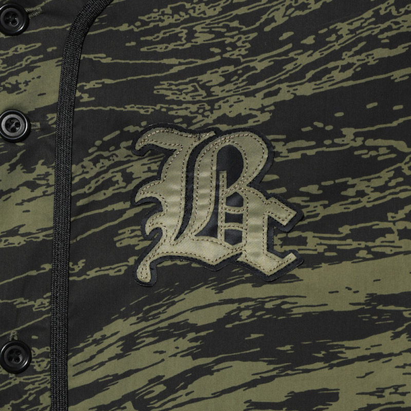 GHOSTLION CAMO BASEBALL SHIRT（Back Channel）