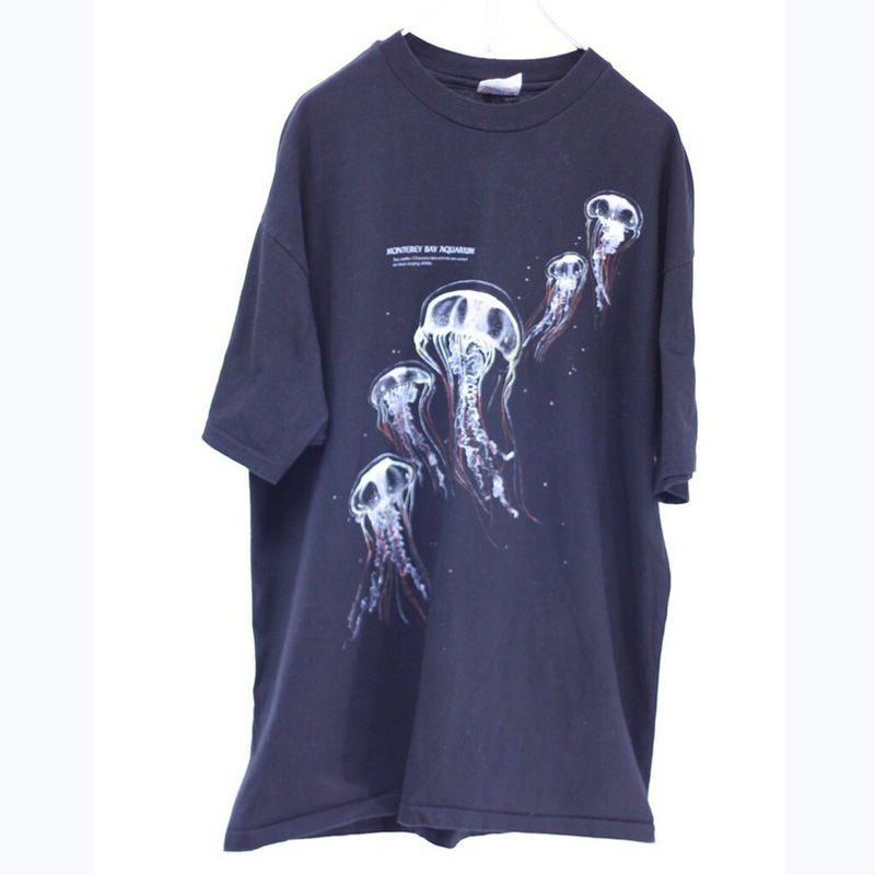 90's Hanes Jellyfish print Tee（USED）