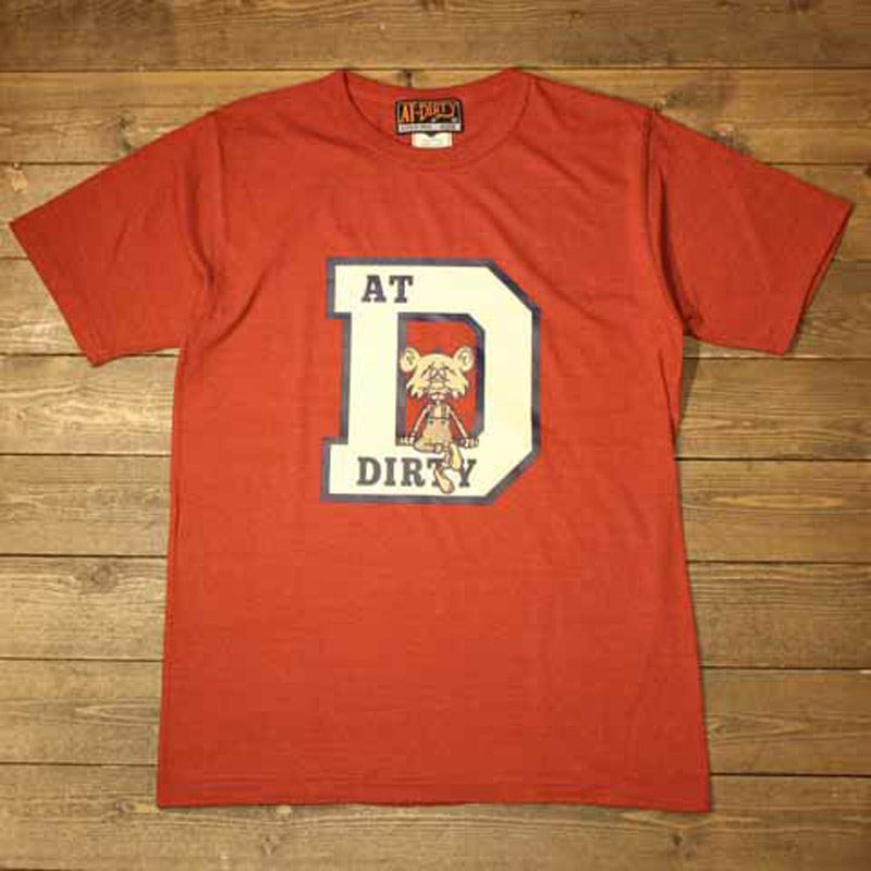 COLLEGE D S/S T-SHIRT（AT-DIRTY）