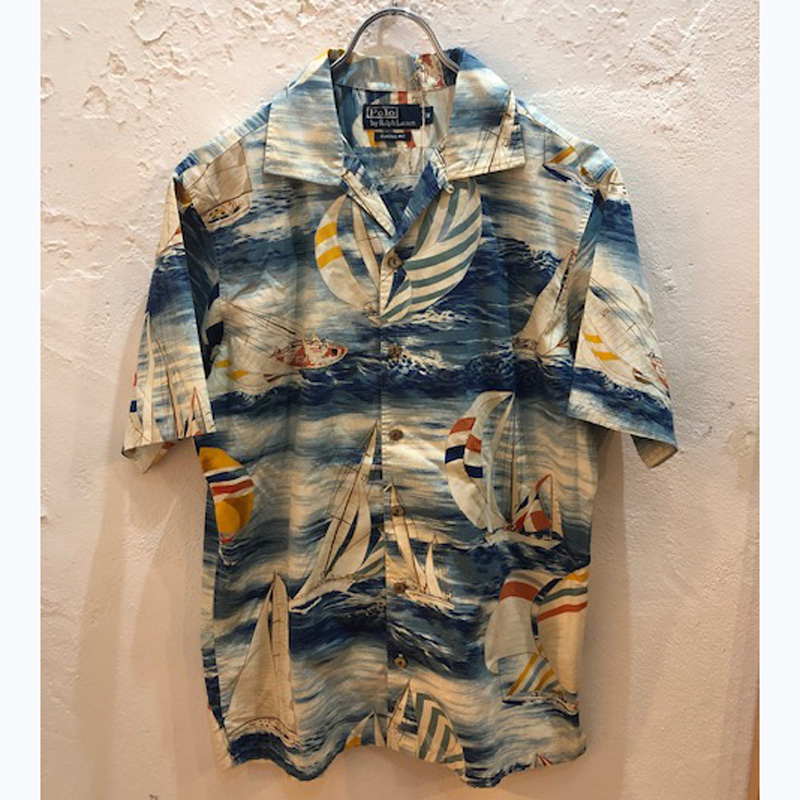 90s ralph lauren hawaiian shirts（USED）