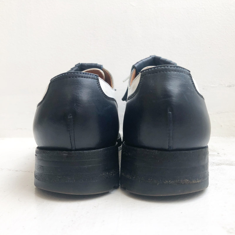 Old J.M.Weston "GOLF" two tone leather shoes（J.M.Weston(used)）