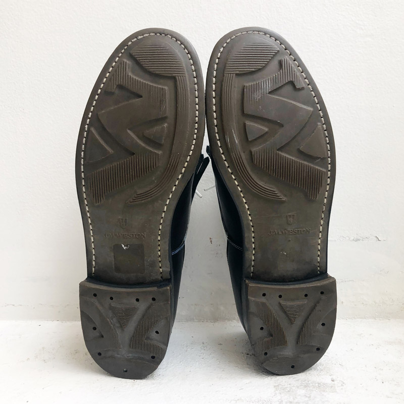 Old J.M.Weston "GOLF" two tone leather shoes（J.M.Weston(used)）