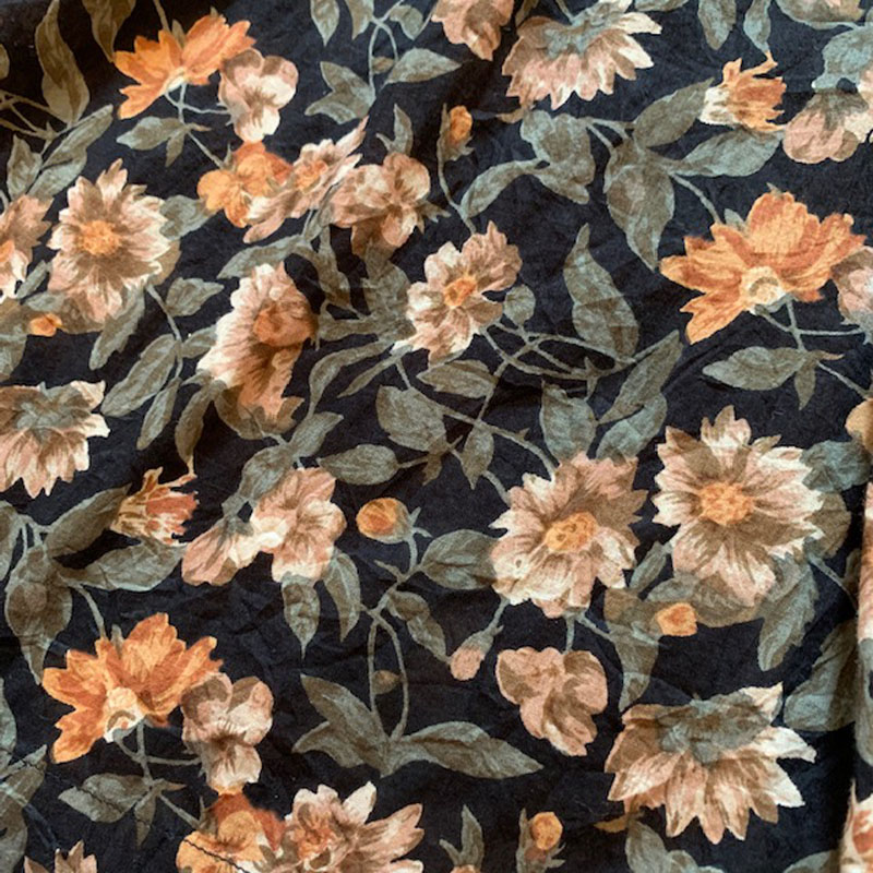 1980’s vintage flower print india cotton dress（VINTAGE）