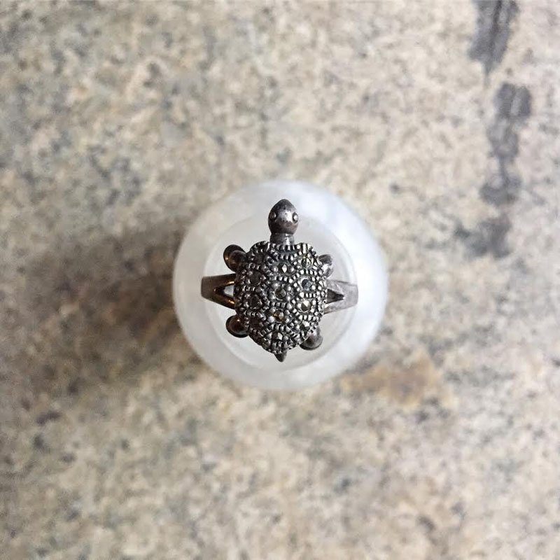 Old Silver 925 Turtle Ring（VINTAGE）
