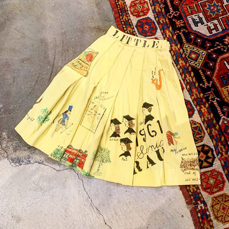 1961’s vintage memorial skirt（VINTAGE）