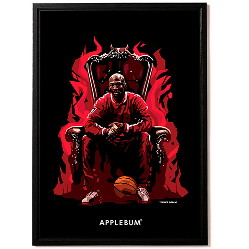 "Black Jesus (Red) "A1 Poster（APPLEBUM）