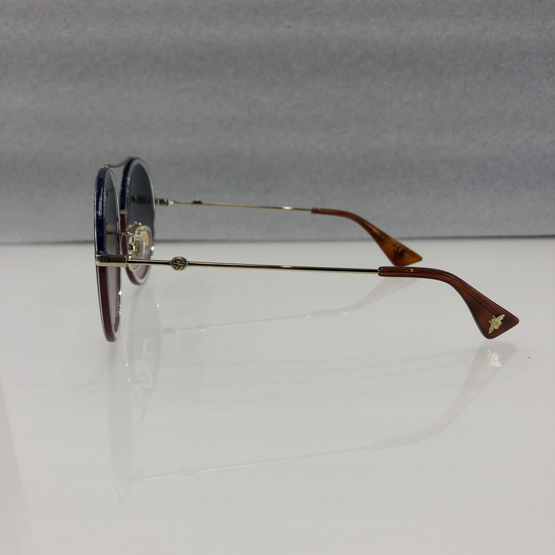 GUCCI GG0061S ブルーサングラス 3点セット Gucci GG0061S XXS (56 - 22) with Green lenses and Tortoise