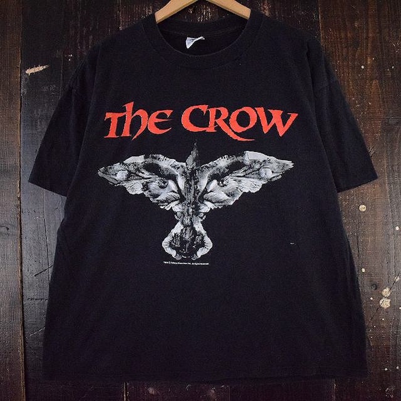 希少 USA製 90sヴィンテージ the crow Tシャツ シングルステッチ 