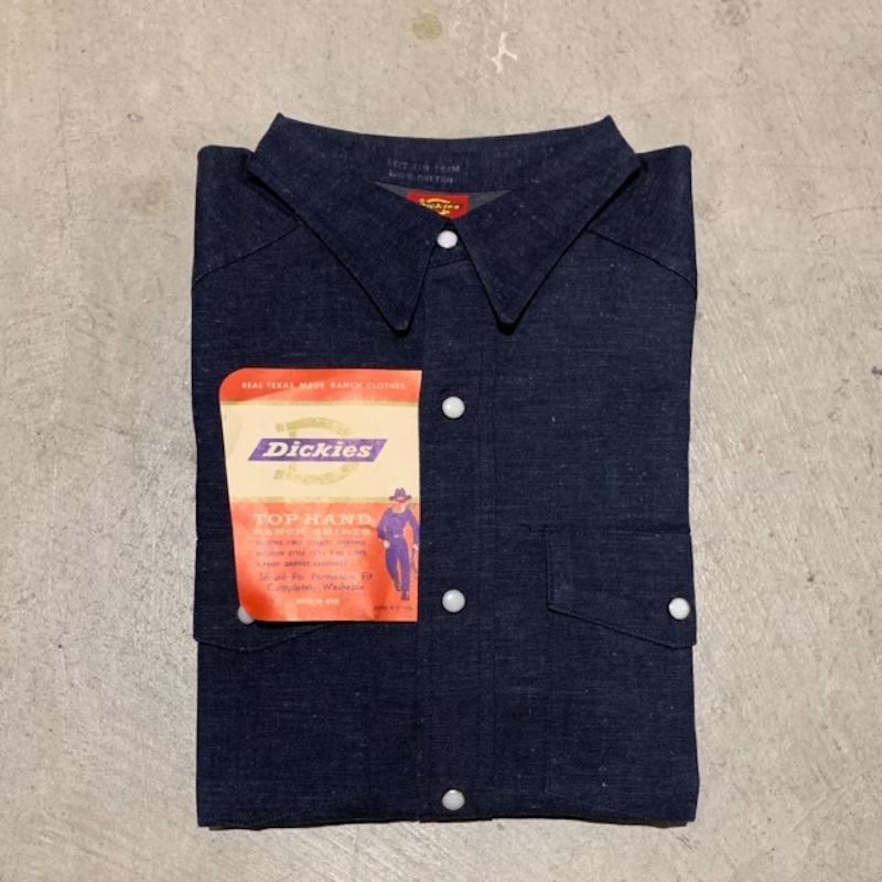 1950～60's Dickies Denim L/S Shirt Deadstock（USED