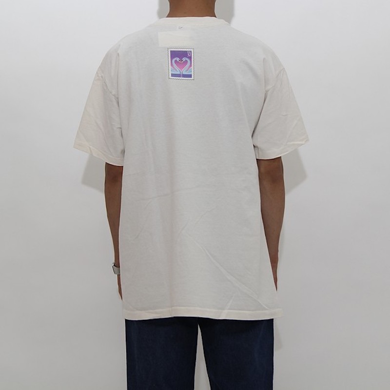 90's Swan hart print t-shirt