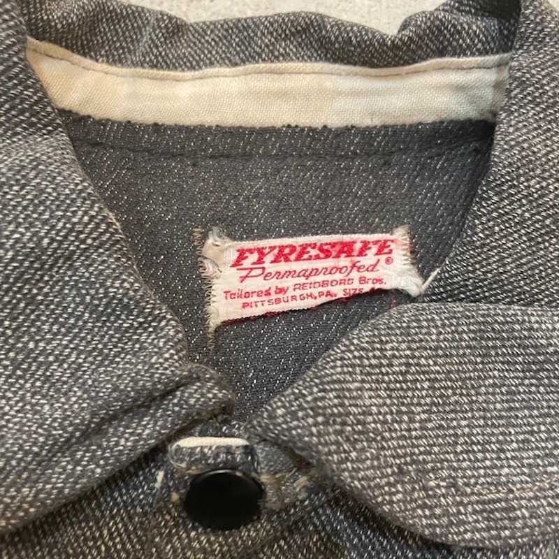 FYRESAFE 50S ブラックコバートプリズナージャケット | スナマグ