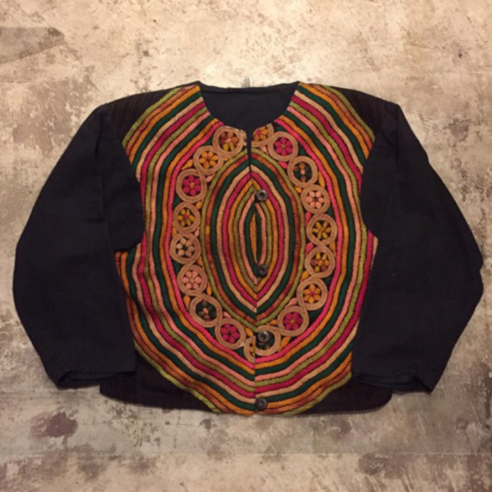 Old Guatemala Embroidery Cotton Jacket（USED）