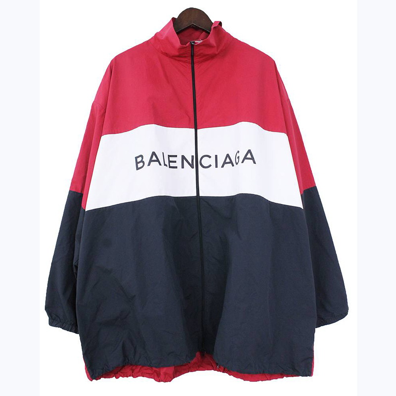 ロゴプリントトラックブルゾン（BALENCIAGA）