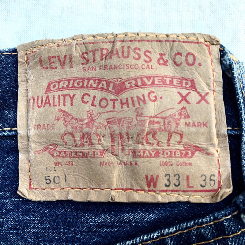 60's~ VINTAGE "Levis 501-501 DOUBLE NAME"（Levi's）