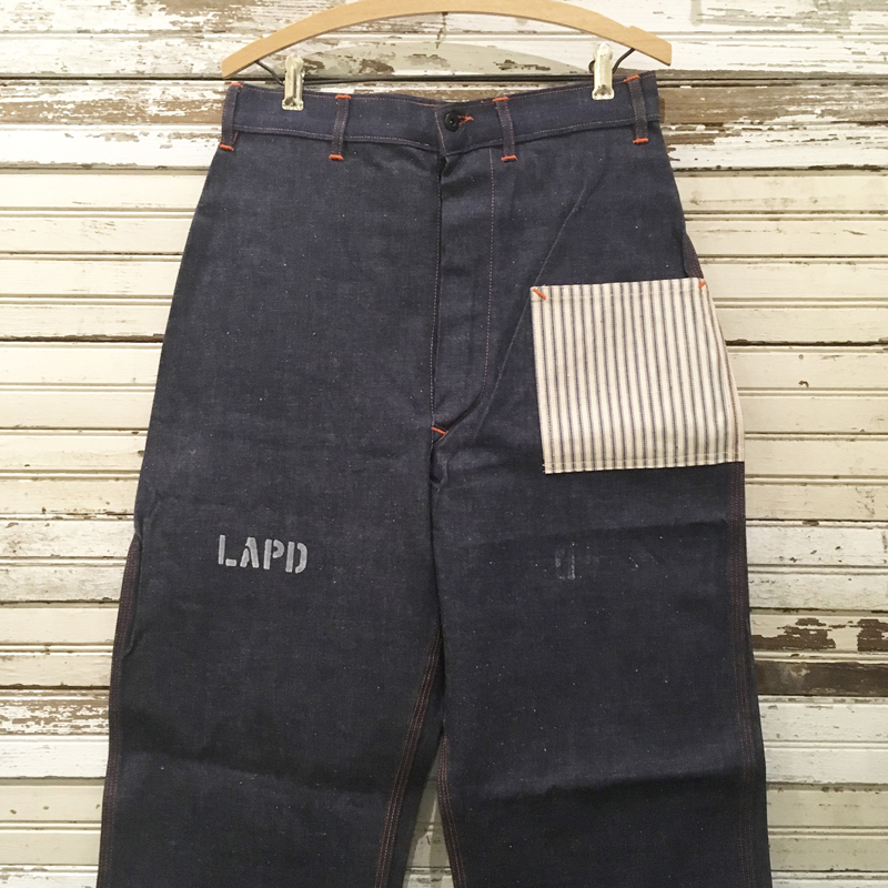 1950's LAPD Denim Trousers Deadstock（USED）