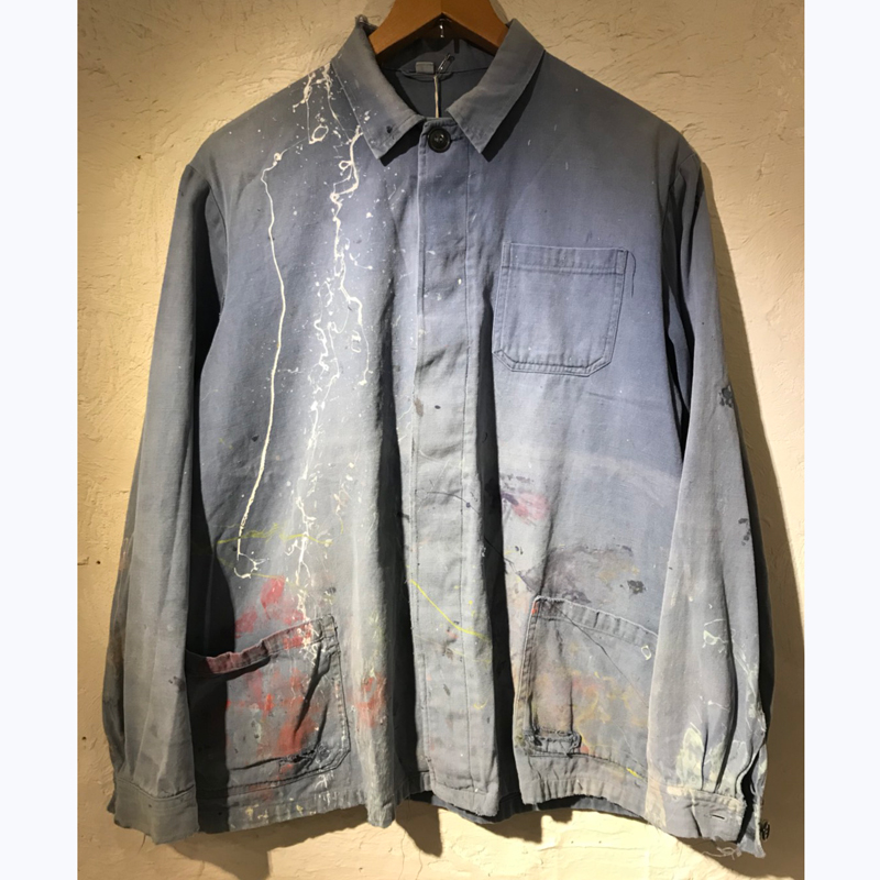 1970's FRENCH Painted Work Jacket（USED）