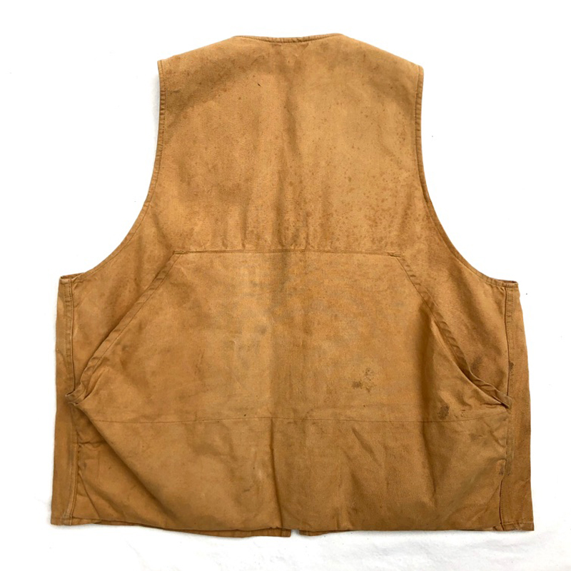 60's~ VINTAGE HUNTING VEST "ZIP UP TYPE”（unknown）