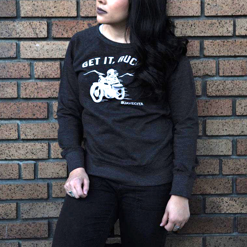 Suavecita Moto Babe Crewneck Sweatshirt（Suavecito）