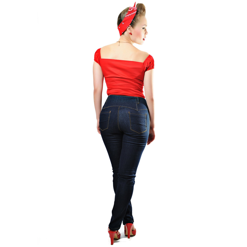 Rebel Kate Denim Jeans Plain Navy（Collectif）