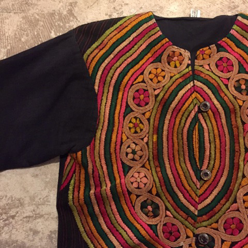 Old Guatemala Embroidery Cotton Jacket（USED）