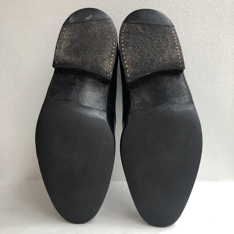 J.M.Weston single monk strap leather shoes（J.M.Weston）