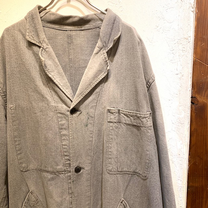 1960’s vintage Black chambray work coat （VINTAGE）