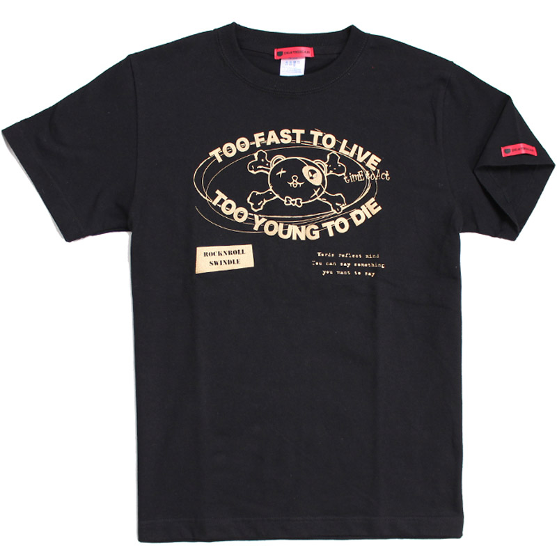 TOO FAST TO LIVE Tシャツ（DEATHBEAR LIVE ON MUZIK ）