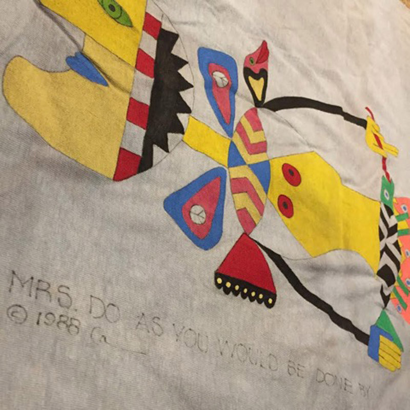 1980’s Hand-painted T-shirt（USED）