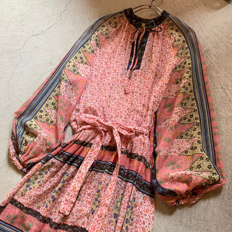 1970’s vintage BOHO dress（VINTAGE）