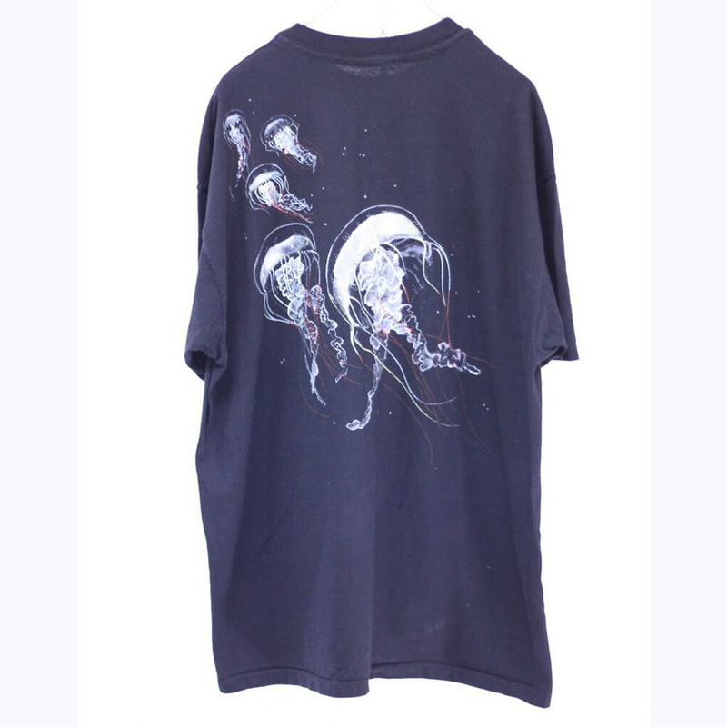 90's Hanes Jellyfish print Tee（USED）