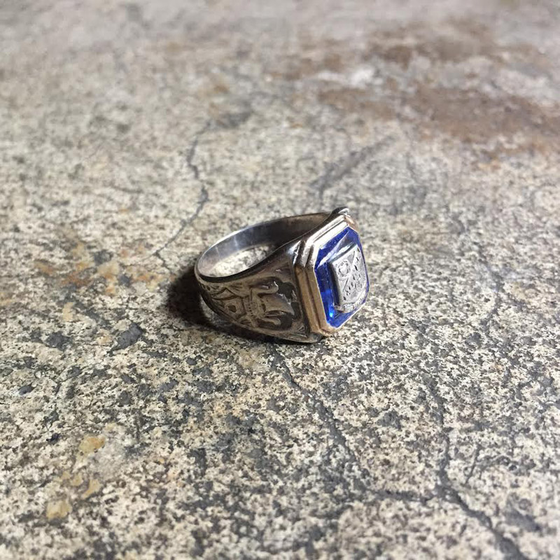 1932’s Sterling Silver Class Ring（VINTAGE）