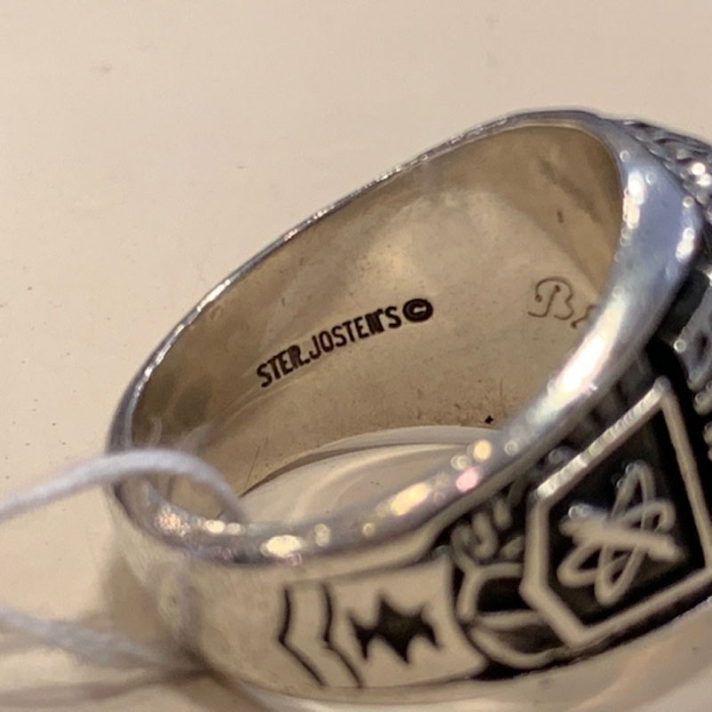 1992 Orange County High School Ring Sterling Silver（JOSTENS社）