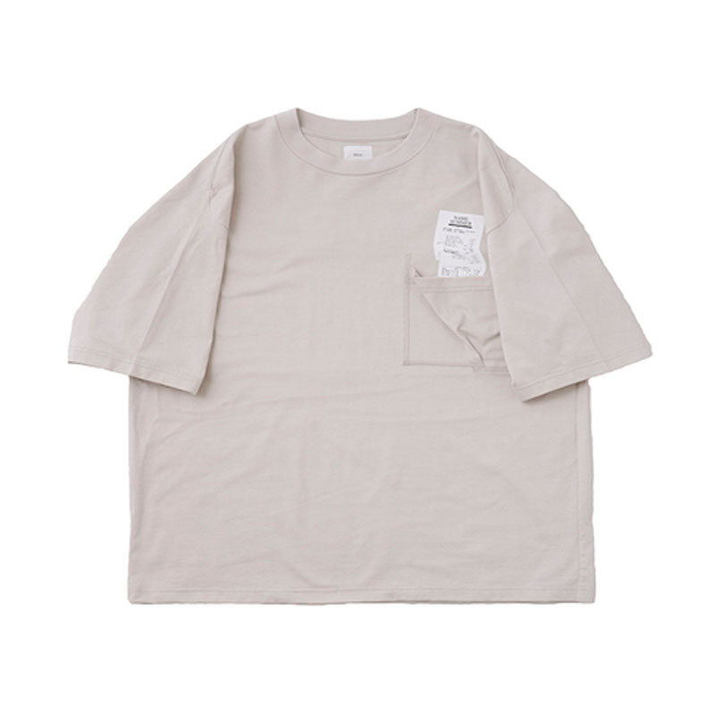 ALF SLEEVE PRINT TEE “Receipt”（Name.）