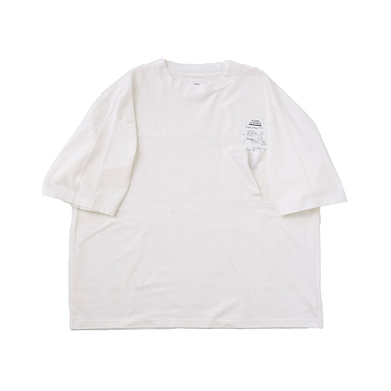 ALF SLEEVE PRINT TEE "Receipt"（Name.）