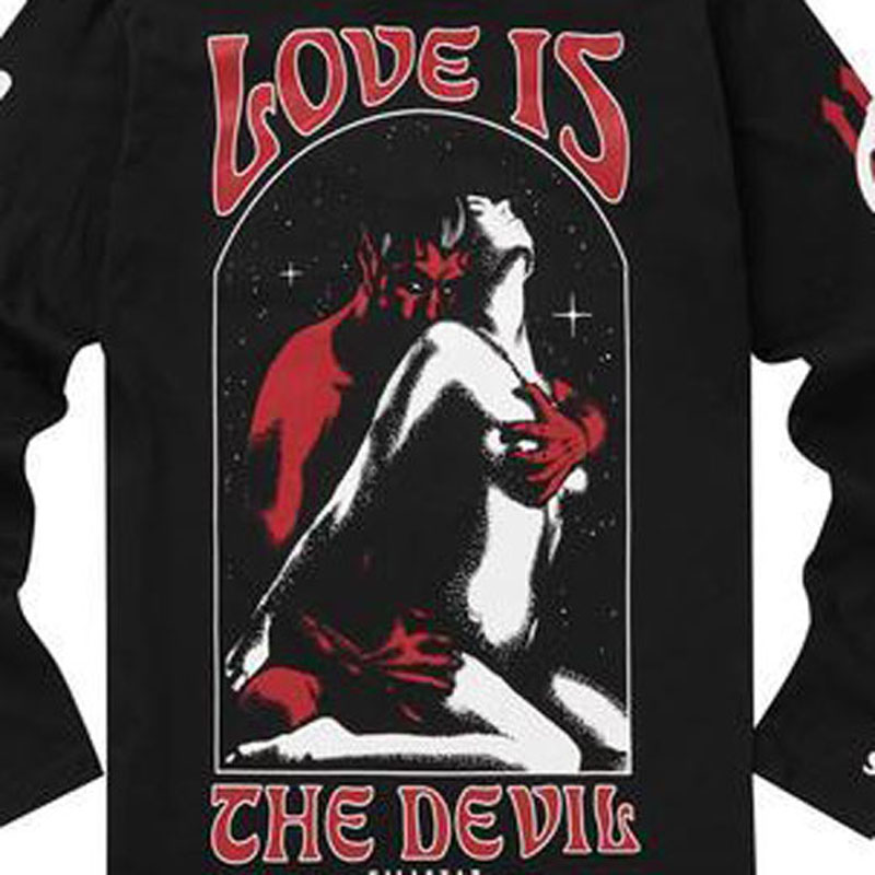 LOVE DEVIL LONG SLEEVE TOP（KILL STAR）