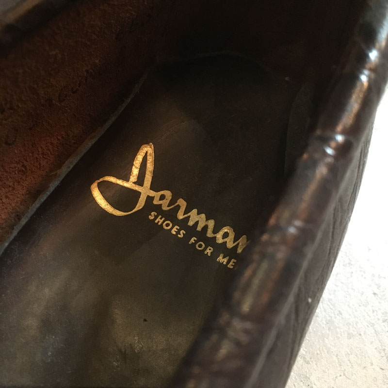 1960's Jarman Leather Shoes Deadstock（USED）