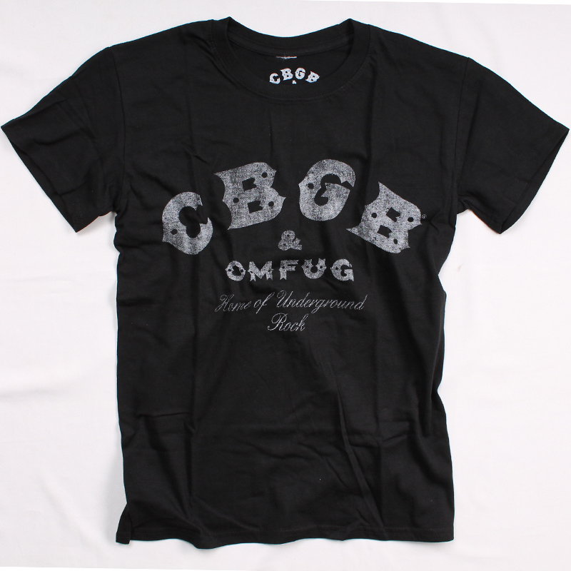 CBGB クラシックロゴ かすれプリント Tシャツ（ROCK OFF） - Snap