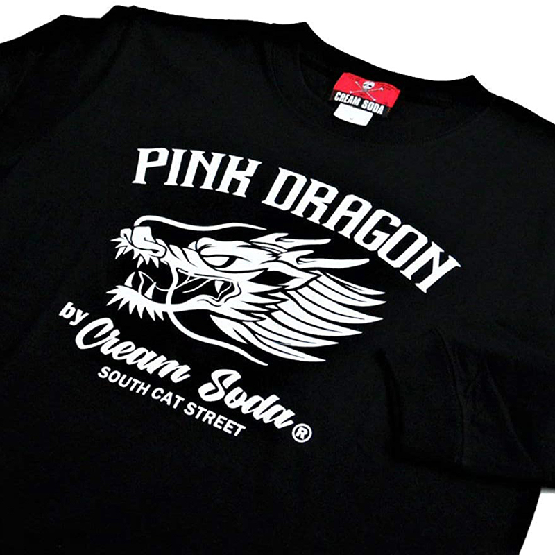 ドラゴン 長袖 Ｔシャツ ☆ PINK DRAGON （CREAM SODA） - Snap! magazine